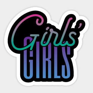 Girls' Girls Sticker